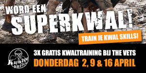 Gratis Kwaltraining bij The Vets op donderdag 2, 9 en 16 April van 20:00 tot 21:30 uur